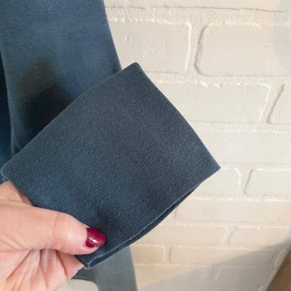 COS Blue and Gray Long Sleeve Dress - Picture 8 of 14